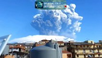 Mt Etna volcano erupts in Italy
