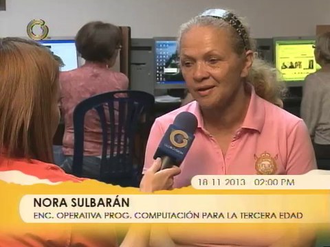 “Cyber abuelos”, curso de computación para la tercera edad en Chacao