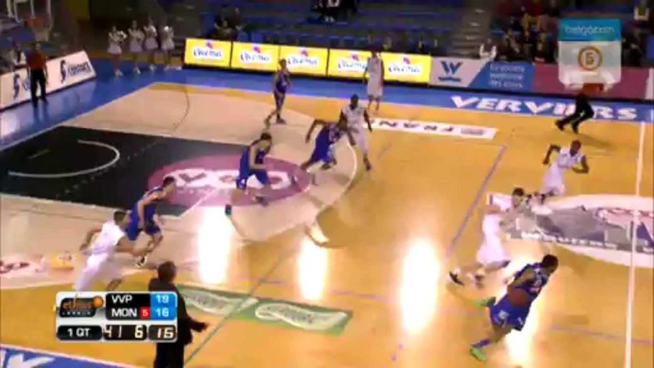 Ethias League / Verviers-Pepinster 59 - 81 Mons Hainaut ( FR )