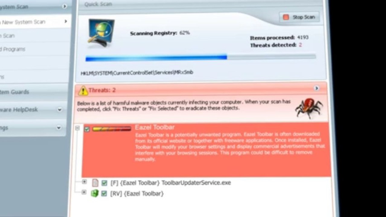 Delete Eazel Toolbar