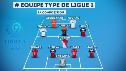 L'équipe type de la 14ème journée de Ligue 1 !