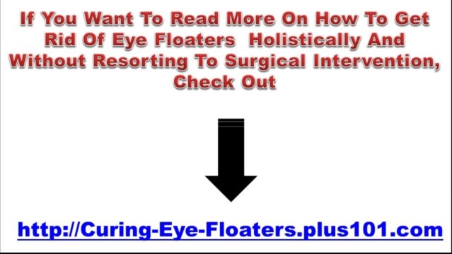 Home Remedies Eye Floaters