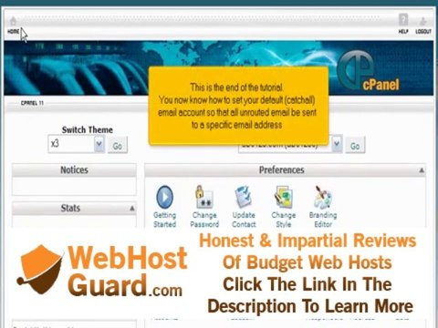 How To Setup A Catch All Email Account | Website Hosting Tutorial