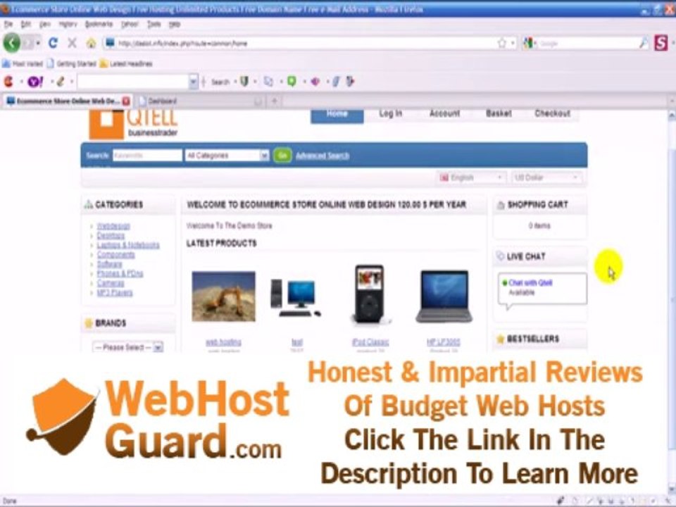 Welcome Free Hosting Ecommerce Shopping Carts For Sale For Any Business