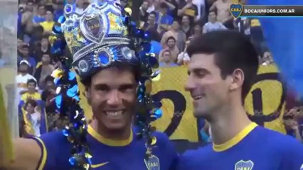 Rafael Nadal et Novak Djokovic jouent pour un club de foot