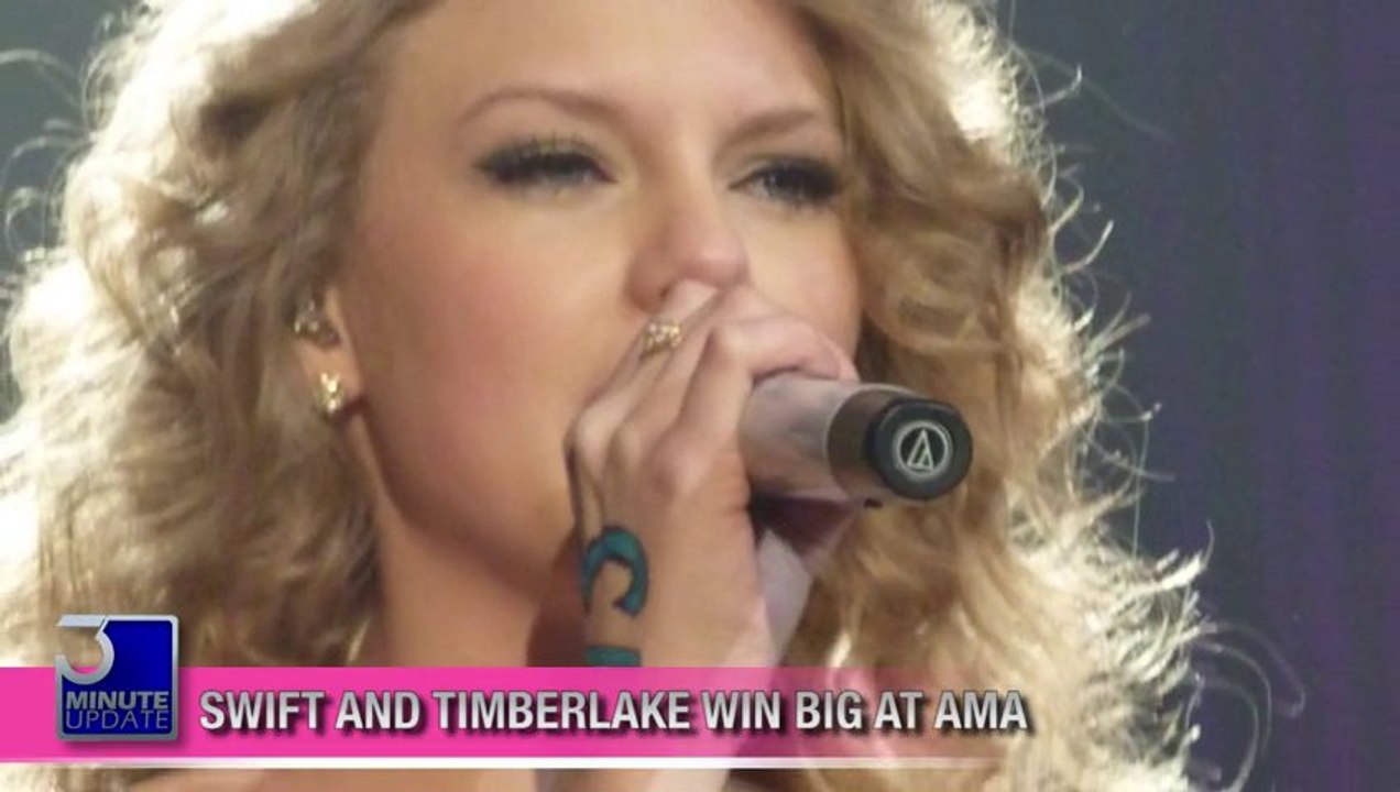 Swift And Timberlake Win Big At AMA