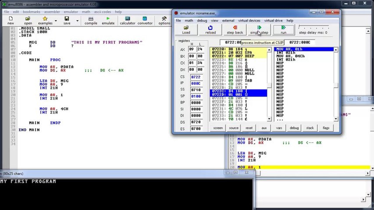 01 - Assembly Language- First Program