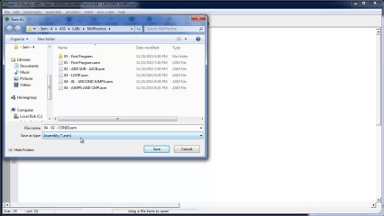 04 - Assembly Language- Conditional and Unconditional jumps and CMP statement