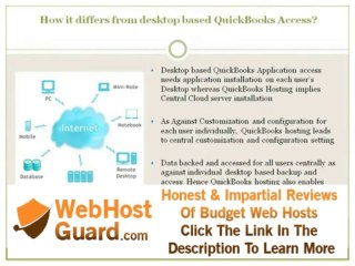 What is QuickBooks Hosting?