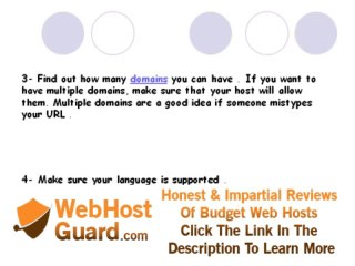 how to choose a hosting plan