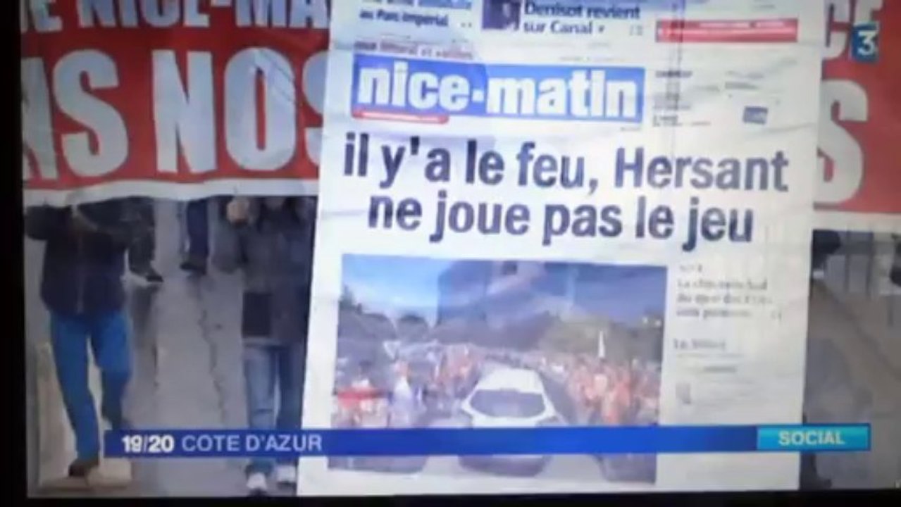 Hersant Nice-Matin 19.20 Fr3 le 21.11.2013
