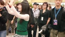 Nana Mizuki - 日本聲優天后水樹奈奈抵台 熱情粉絲擠爆松山機場