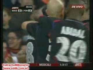 Malouda (0-2) vs Real Madrid 21-11-2006