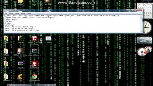 jak obsugiwać się Note Wirus Makerem