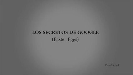 Google's Easter Eggs | Os segredos do Google