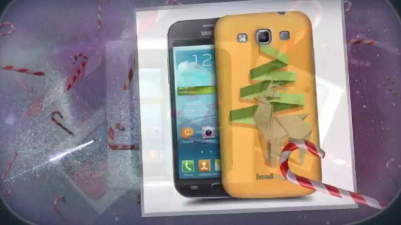 ORIGAMI XMAS HARD BACK CASE FOR SAMSUNG GALAXY WIN I8550 I85