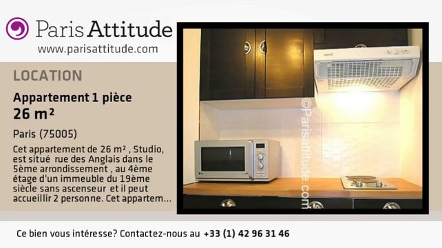 Appartement Studio à louer - Quartier Latin/St Michel, Paris - Ref. 5410