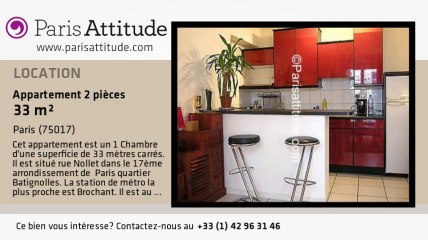 Appartement 1 Chambre à louer - Batignolles, Paris - Ref. 3695