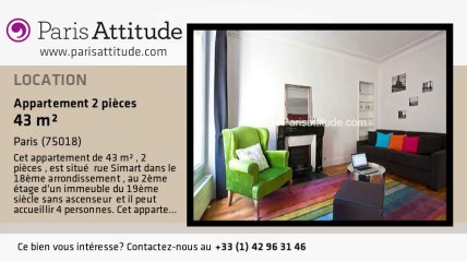 Appartement 1 Chambre à louer - Jules Joffrin - Mairie du 18ème, Paris - Ref. 7280