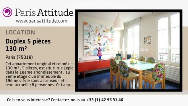 Duplex 4 Chambres à louer - Montmartre, Paris - Ref. 6994