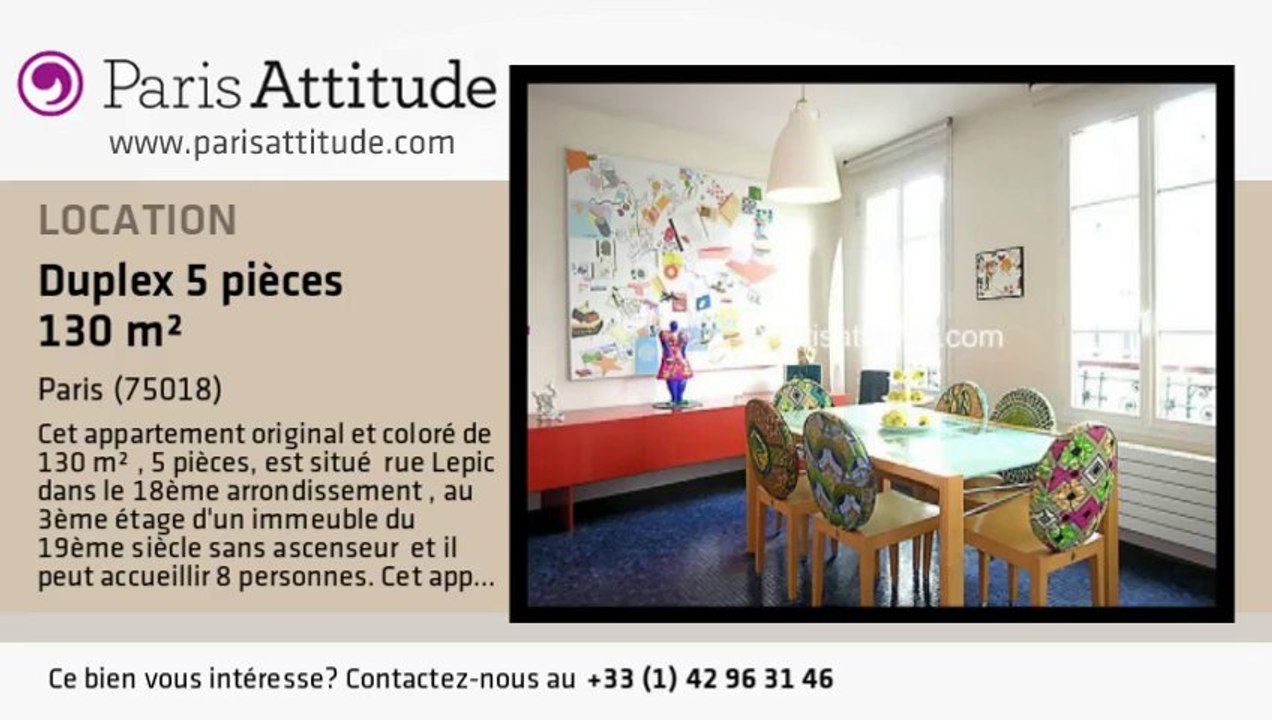 Duplex 4 Chambres à louer - Montmartre, Paris - Ref. 6994