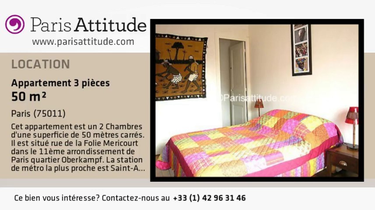 Appartement 2 Chambres à louer - Parmentier, Paris - Ref. 2667