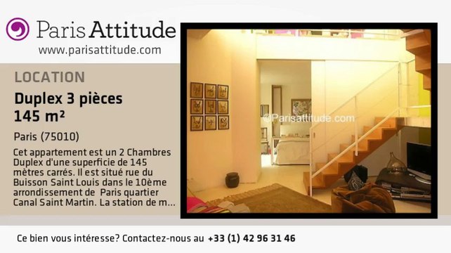 Duplex 2 Chambres à louer - Belleville, Paris - Ref. 1516