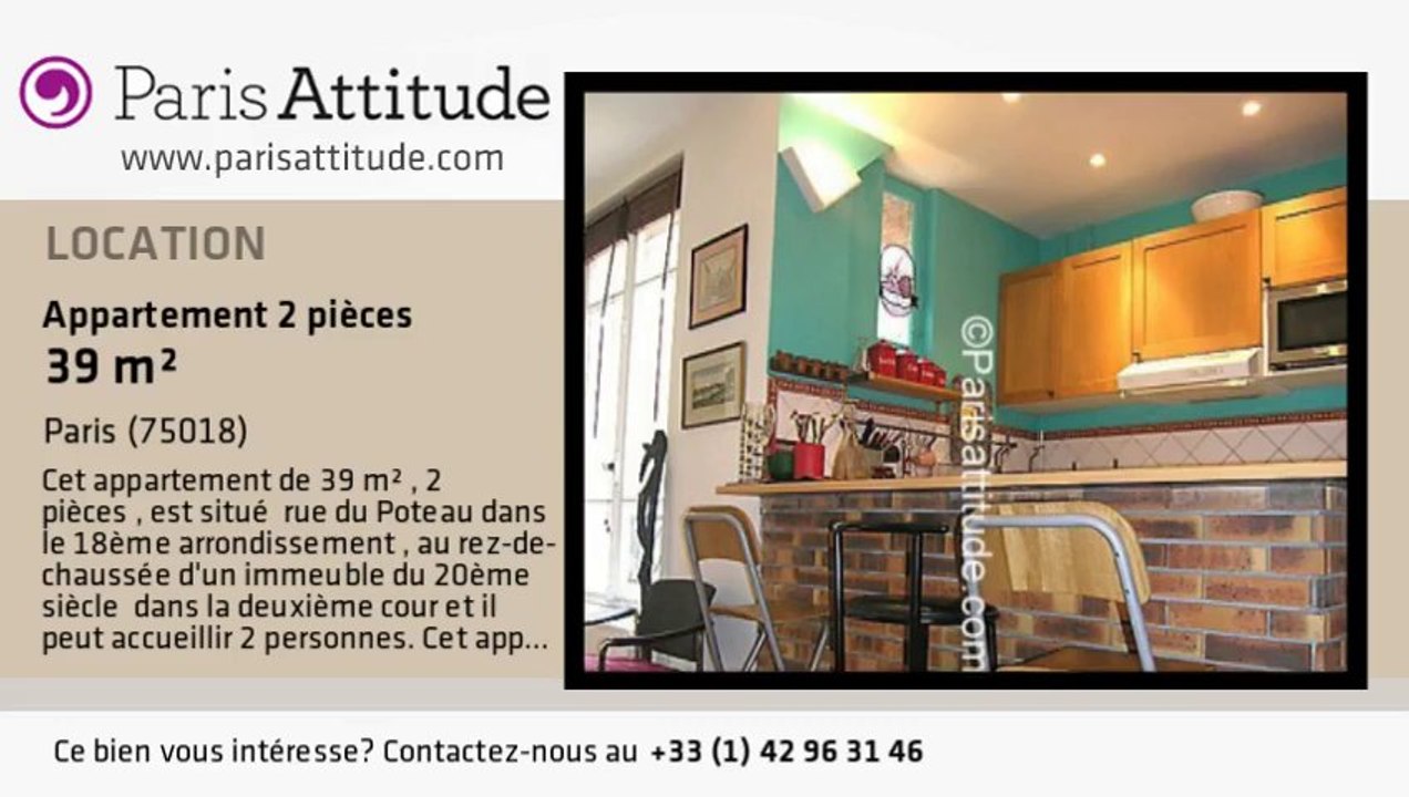 Appartement 1 Chambre à louer - Jules Joffrin - Mairie du 18ème, Paris - Ref. 5990