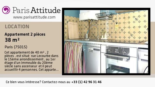 Appartement 1 Chambre à louer - Commerce, Paris - Ref. 7594