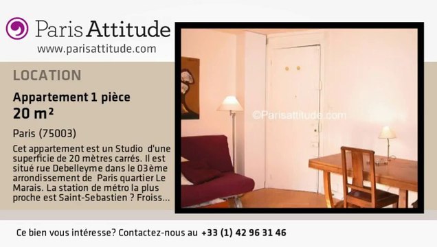 Appartement Studio à louer - Musée Picasso, Paris - Ref. 492