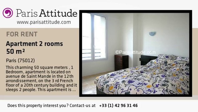 1 Bedroom Apartment for rent - Porte de Vincennes, Paris - Ref. 2804