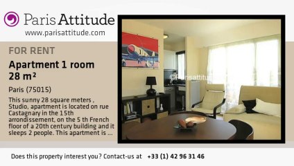 Studio Apartment for rent - Porte de Vanves, Paris - Ref. 4721