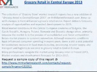 RnRMR: Grocery Retail Market in Central Europe