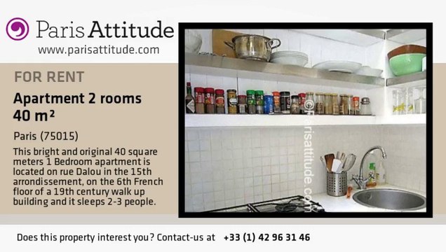 1 Bedroom Apartment for rent - Montparnasse, Paris - Ref. 2395