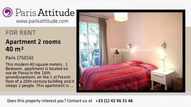 1 Bedroom Apartment for rent - La Muette, Paris - Ref. 5204