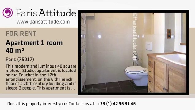 Studio Apartment for rent - Guy Moquet, Paris - Ref. 7142