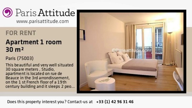 Studio Apartment for rent - Temple, Paris - Ref. 5347