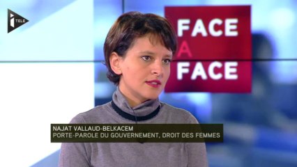 Najat Vallaud-Belkacem invitée du "Face à Face de Christophe Barbier" le 21 Nov. 2013
