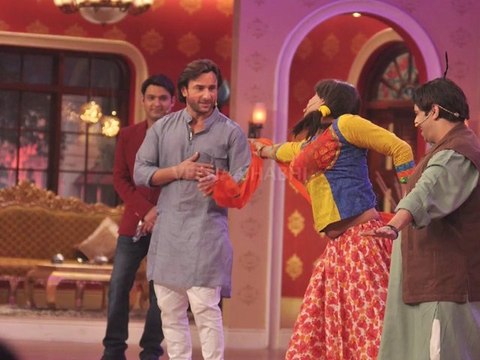 Gutthi is back, romances 'Bullett Raja' Saif Ali Khan on 'Comedy Nights With Kapil'