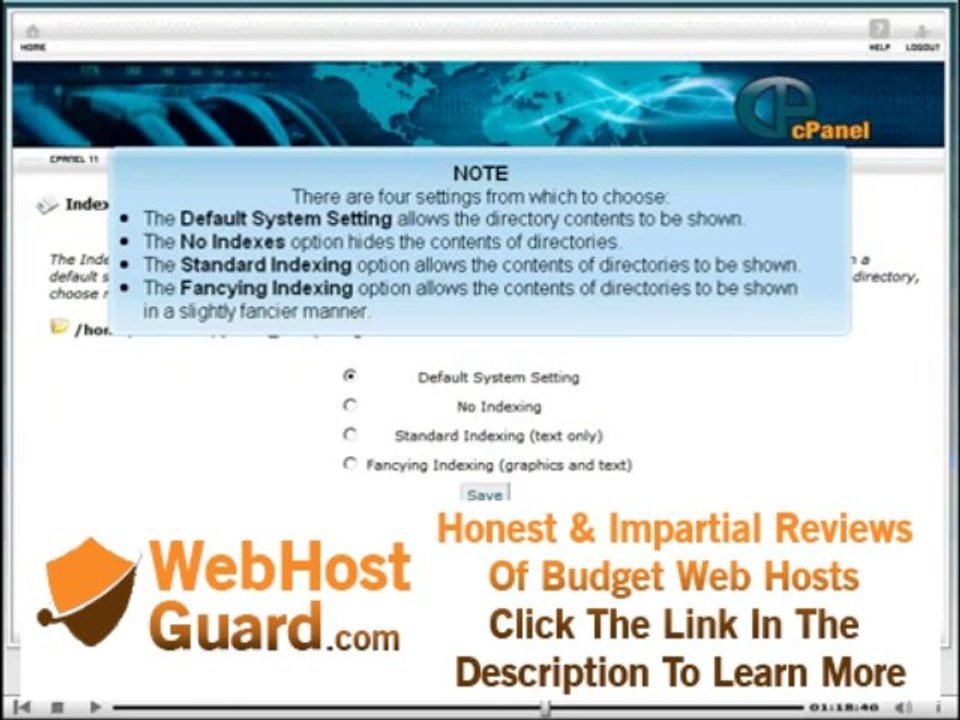X3 Skin Using the index manager on Cpanel Adult-Hosting.com