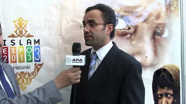 Interview With Visitor Of Rohingya Media Center in Islamic Expo - Finland لقاء مع زائر لجناح المركز الروهنجي العالمي في المؤتمر الإسلامي الفنلندي