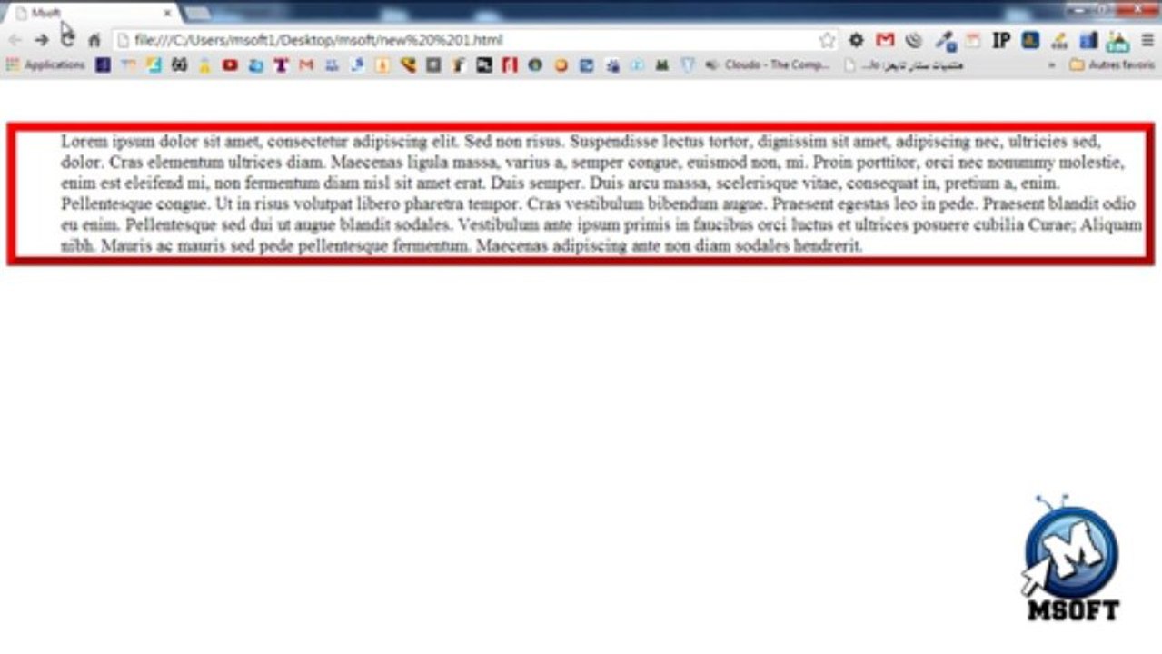 5 - | CSS | Les marges internes | Msoft | (Darija)