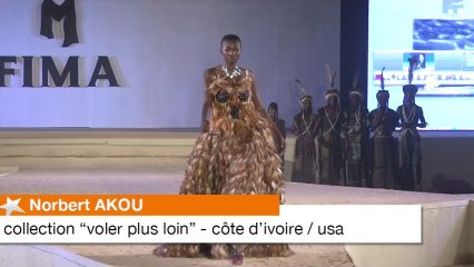Norbert Akou (Côte d'Ivoire / USA) aux défilés panafricains du Fima 2013