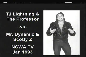 TJ Lightning & The Masked Professor vs Scotty Z and Mr. Dynamic