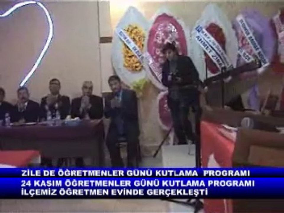 Zile de öğretmenler günü kutlama programı
