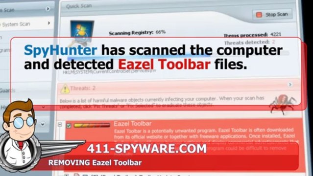 Remove Eazel Toolbar
