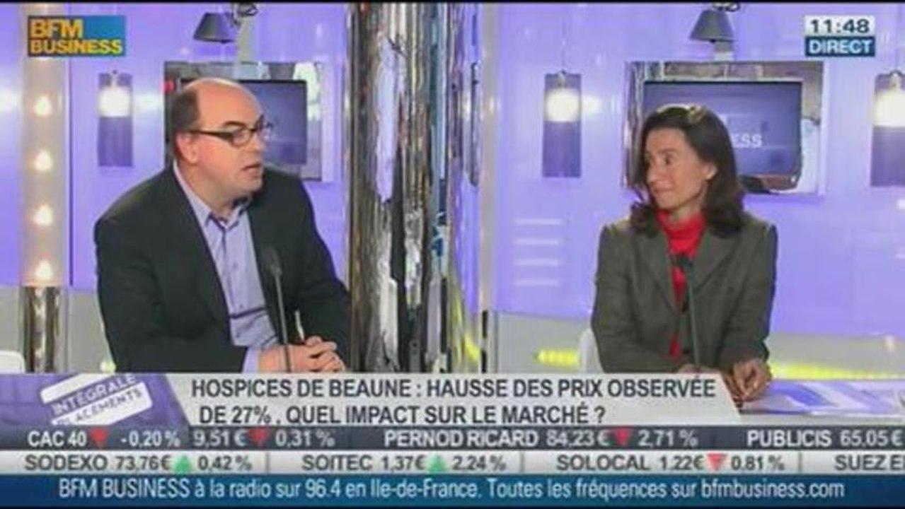 Vins: faut-il acheter en période de fête, Angélique de Lencquesaing, dans Intégrale Placements – 26/11