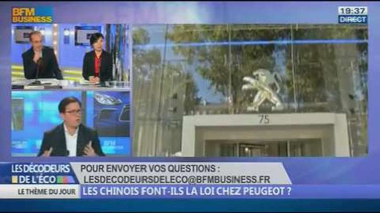 Les Chinois font-ils la loi chez Peugeot ? dans Les décodeurs de l'éco - 25/11 2/5