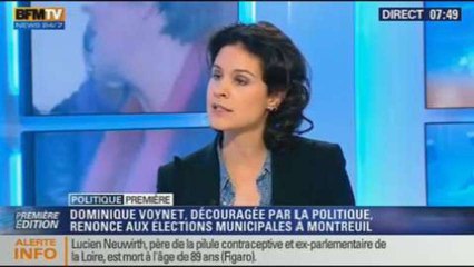 Politique Première: Dominique Voynet s'en va – 26/11