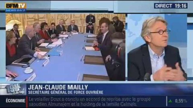 Jean-Claude Mailly: l'invité de Ruth Elkrief - 25/11